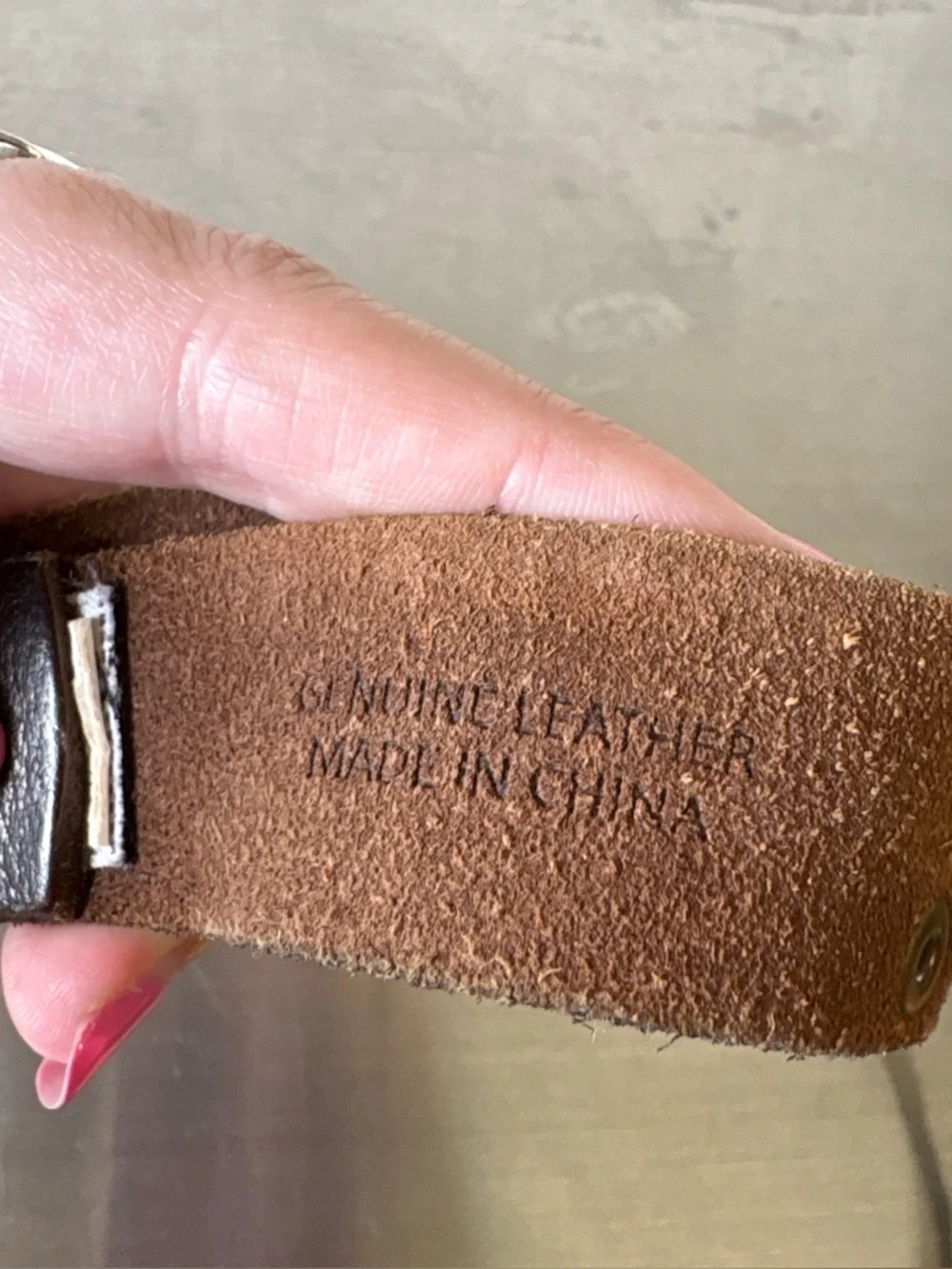 J. Crew Retro Brown Leather Studded Belt✨ - Picture 5 of 8